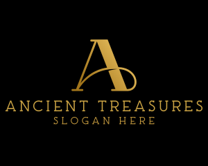 Luxury Architecture Firm Letter A logo design