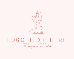 Naked Woman Body Logo