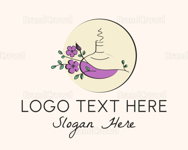 Floral Aromatherapy Diffuser Logo