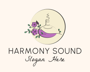 Aroma - Floral Aromatherapy Diffuser logo design