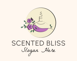 Aromatherapy - Floral Aromatherapy Diffuser logo design