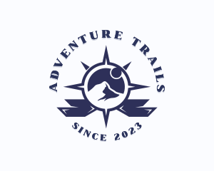 Travel Navigation Compass logo design