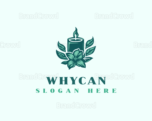 Floral Candle Light Logo