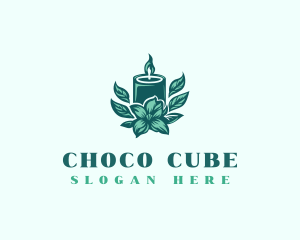 Floral Candle Light Logo