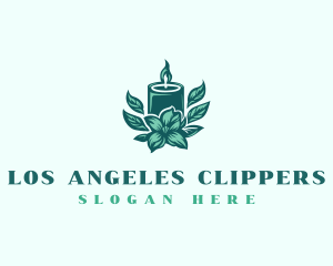 Floral Candle Light Logo