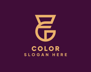 Golden - Luxurious Premium Company Letter G logo design