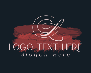 Calligrapher - Elegant Beauty Makeup logo design