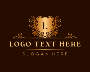 Luxury Floral Hotel Logo