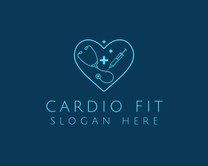 Cardio - Heart Medical Clinic logo design