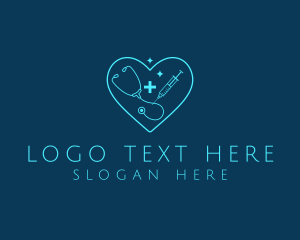 Heal - Heart Medical Clinic logo design