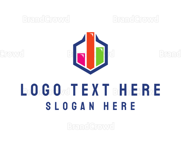 Data Hexagon Chart Logo