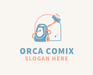 Deep - Vacuum House Cleaning logo design