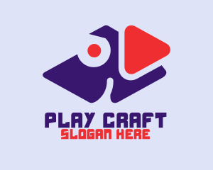 Dog Play Media  logo design