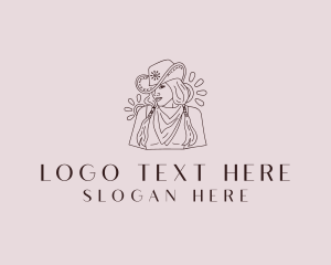 Cowboy Hat - Western Texas Woman logo design