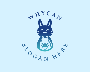 Rabbit Pet Animal Logo