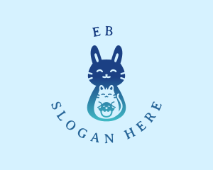 Bunny - Rabbit Pet Animal logo design