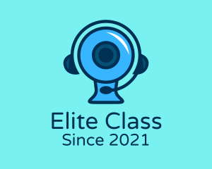 Online Class Headphone logo design