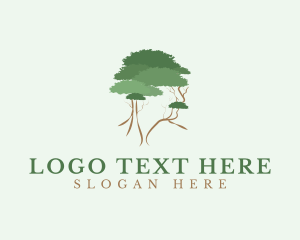Leaves - Man Tree Wellness logo design