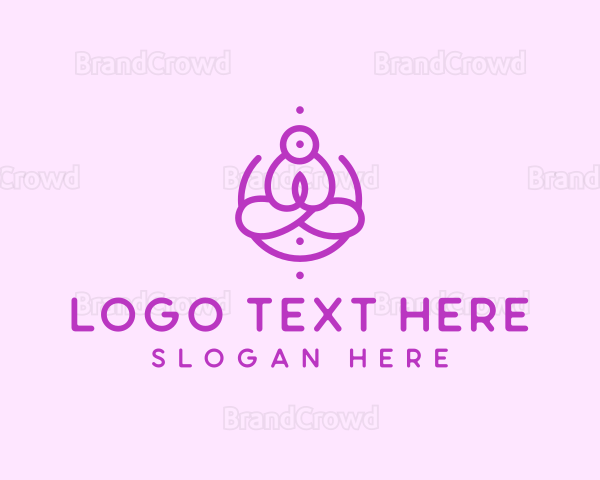 Meditation Wellness Therapy Logo