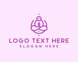 Guru - Meditation Wellness Therapy logo design