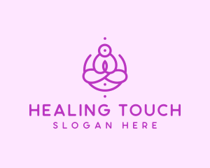 Meditation Wellness Therapy logo design