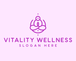 Meditation Wellness Therapy logo design