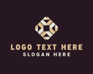 Wooden - Interior Design Floor Pattern logo design