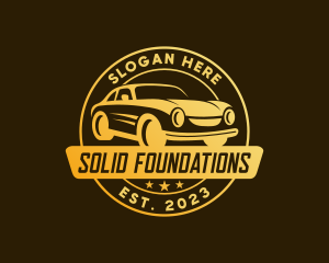 Sedan - Car Auto Detailing logo design