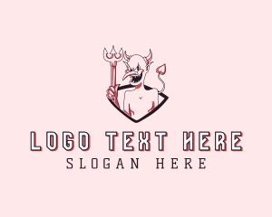 Satan - Evil Demon Avatar logo design