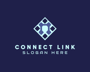 Link - Circuit Data Connection logo design