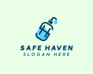 Soap Sanitizer Wash logo design