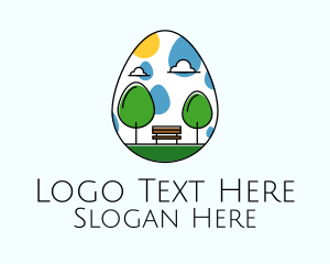 Cloud - Nature Egg Park logo design