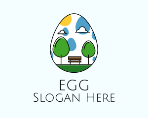 Nature Egg Park logo design