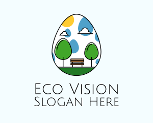 Nature Egg Park logo design