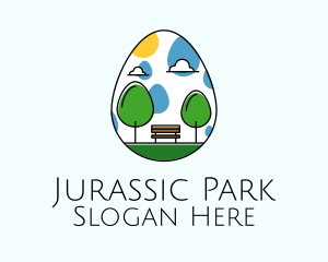 Nature Egg Park logo design