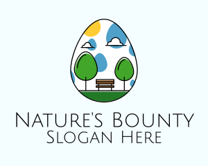 Nature Egg Park logo design