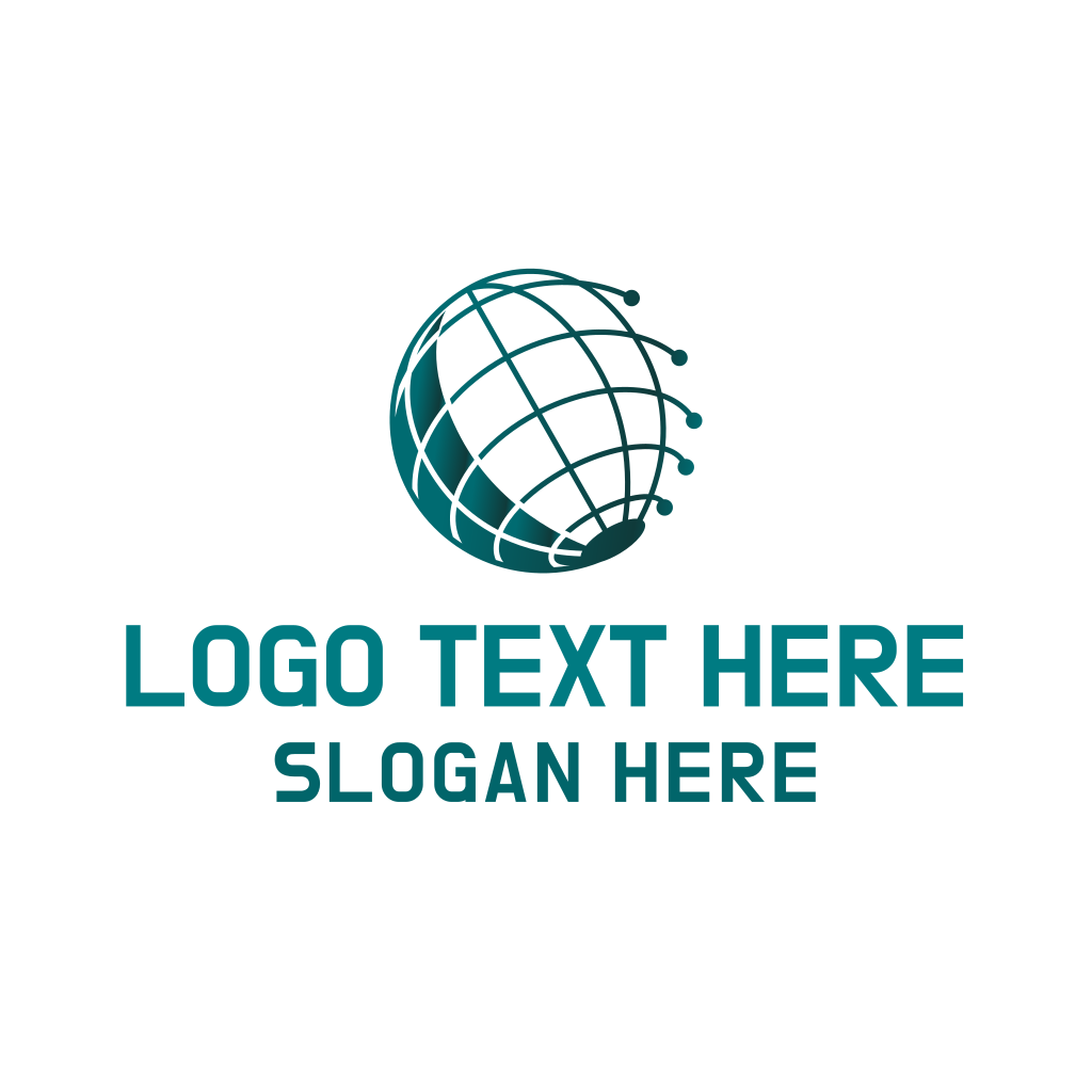 Digital Cyber Globe Logo | BrandCrowd Logo Maker | BrandCrowd