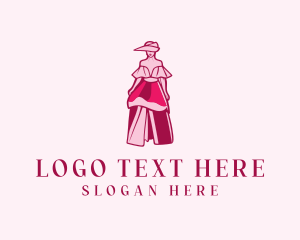 Runway - Fashion Couture Gown logo design
