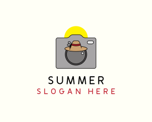 Summer Getaway Camera  logo design