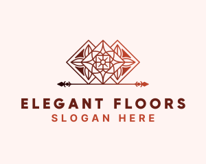 Flooring - Ceramic Floor Tile logo design