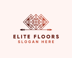 Flooring - Ceramic Floor Tile logo design