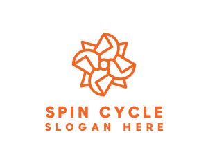 Spinning - Generic Propeller Outline logo design