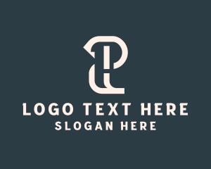 Steamroller - Highway Road Construction Letter R logo design