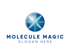 Molecule - Science Molecule Sphere logo design