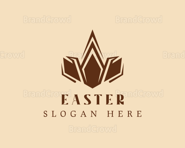 Deluxe Brown Crown Logo