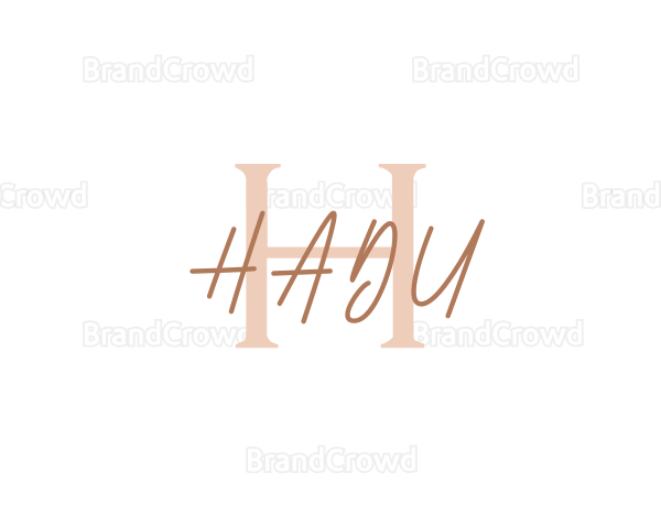 Classy Feminine Handwritten Logo