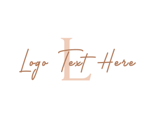 Classy Feminine Handwritten  Logo