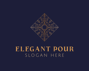 Elegant Boutique Mandala logo design