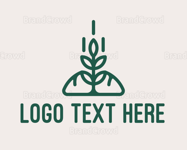Tree Planting Seedling Logo