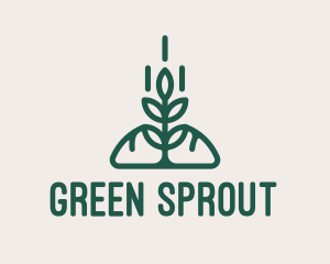 Seedling - Tree Planting Seedling logo design